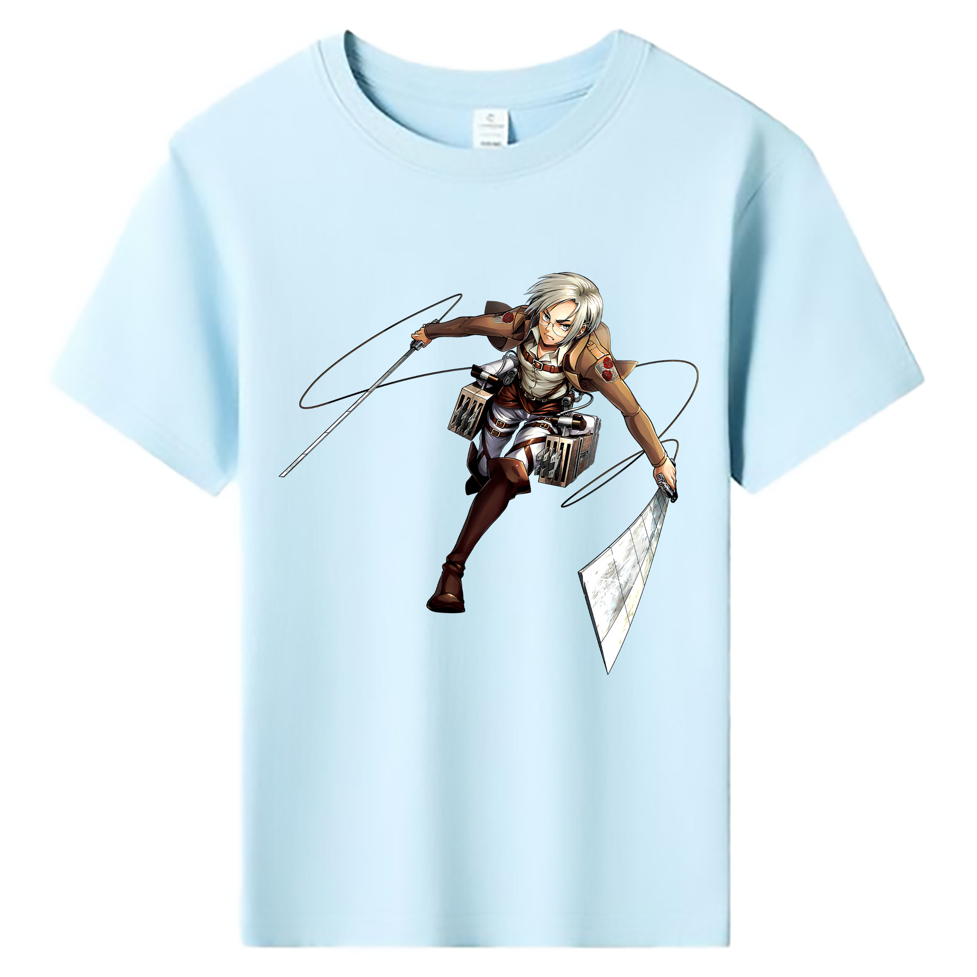（画像用）  綿100％キッズTシャツ（フロントプリント）